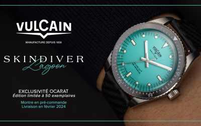 Skindiver Lagoon Vulcain x Ocarat, une édition limitée à 50 montres